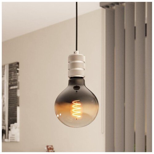 Eglo 43802 - Luster na sajli YORTH 1xE27/40W/230V hrom Cene