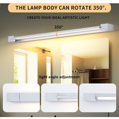  Brilagi-LED Osvetljenje za kupatilska ogledala AQUA LINE LED/36W/230V 120 cm IP44 matni hrom Slike