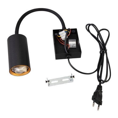  Brilagi - Fleksibilna zidna lampa SELE 1xGU10/30W/230V crna/zlatna Slike