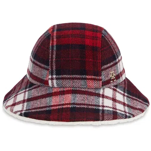 Tommy Hilfiger Klobuk Tommy Check Bucket Hat AW0AW15313 Space Blue DW6