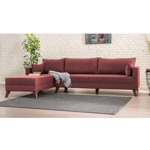  Ugaona garnitura Bella Corner Sofa Left 1 Claret Red Cene