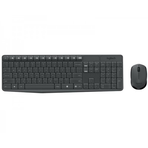 Logitech MK235 YU USB - Wireless Desktop Set Gray Cene