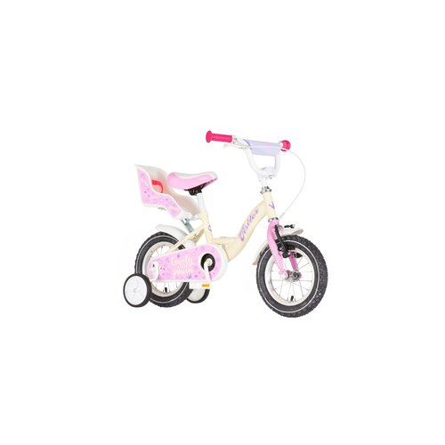 Visitor Bicikl lovely little princess 12" belo roze Cene