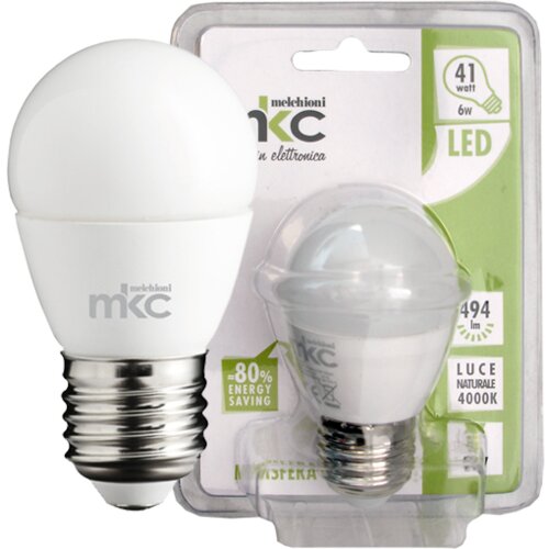 Mkc sijalica led minisfera E27/6W-N, 6W, E27, 4000K,220V ac, bijela Cijene