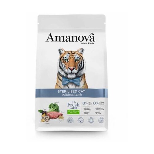 Amanova hrana za mačke Adult Sterilised - Lamb 4kg Cene