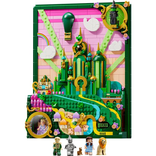 Lego LEGO&amp;reg; Wicked - Emerald Siti &amp;ndash; zidno umetničko delo (75685) Slike