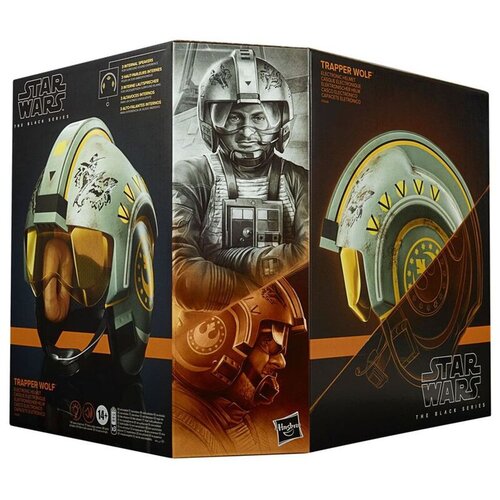 Hasbro Star Wars The Black Series Trapper Wolf Electronic Helmet The Mandalorian Roleplay Full-Scale Lights, Sounds, Multicolor (F5549), (21551257) Slike