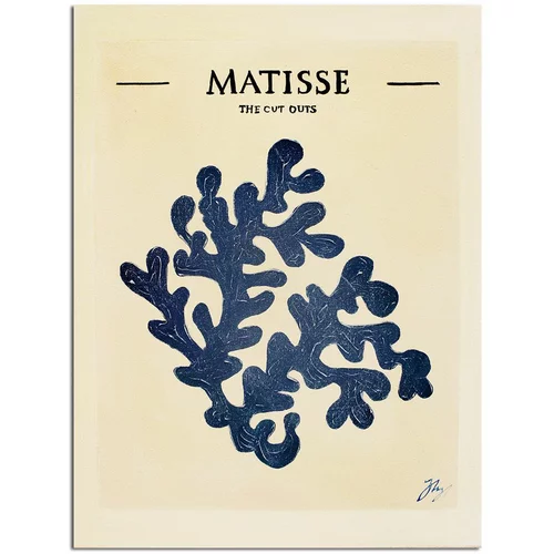 Inne Oljna slika Henri Matisse - Blue Coral