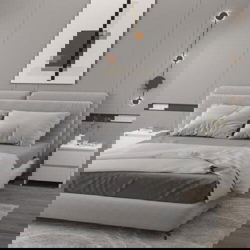 vidaXL noćni ormarići 2 kom bijeli 45 x 34,5 x 44,5 cm od iverice Cijene