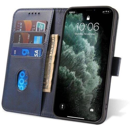 Onasi Wallet denarnica usnjena preklopna torbica Samsung Galaxy A35 - modra Cene