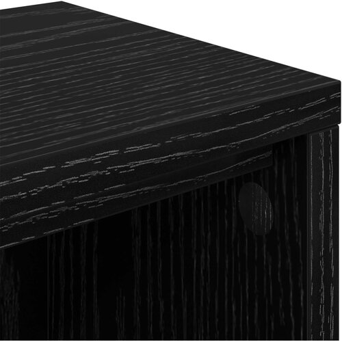 Studio radni stol Crni hrast 130 x 36 x 19,5 cm Slike