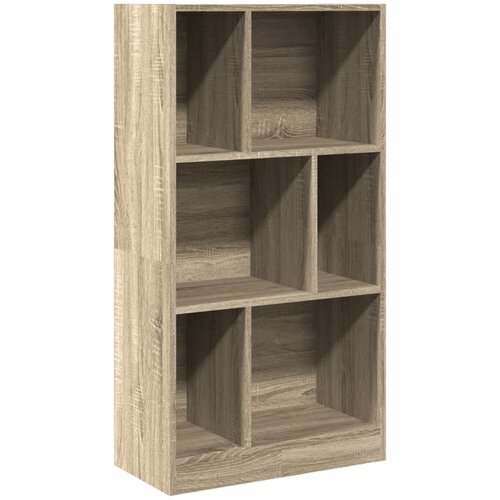 Maison Chic Knjižna omara - Knjižni regal sonoma hrast 57x28,5x107,5 cm inženirski les, (21725565) Slike