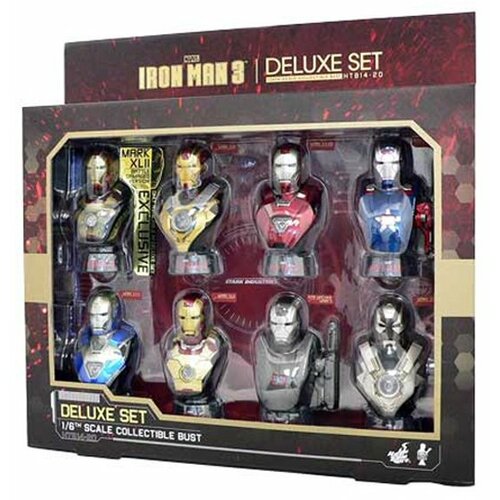 Hot Toys iron man 3: deluxe 1:6 scale collectible bust set figura Cene