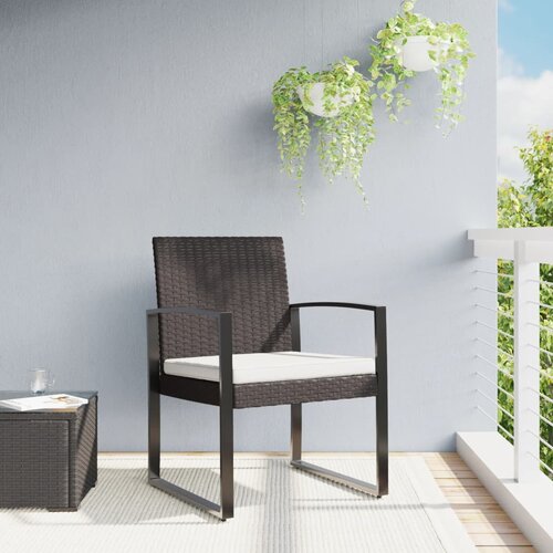 The Living Store Vrtni jedilni stoli 2 kosa rjav PP ratan - Vrtni Jedilni Stol, (21471948) Slike