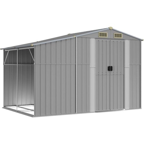 vidaXL Vrtna lopa siva 277x192,5x179 cm pocinkano jeklo, (20956267) Cene