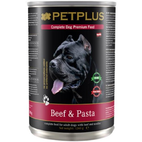  Konzerva hrane za pse, Govedina, nudle, 1240g Slike