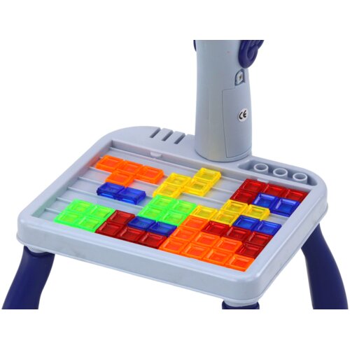 Mini projektor - Tetris / Stol 2 u 1 - Plavi jednorog Slike
