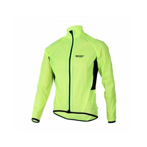 Doltcini Biciklistički kišni šuškavac,providni fluo, waterproof - Dry Storm (3XL) Cene