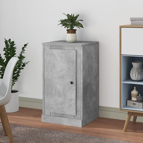 VidaXL Komoda siva boja betona 37 5x35 5x67 5 cm od konstruiranog drva Slike