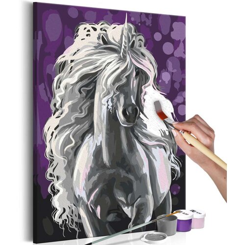  Slika za samostalno slikanje - White Unicorn 40x60 Cijene