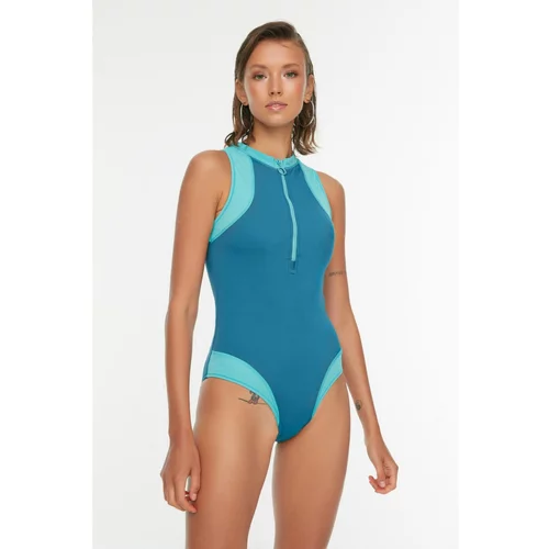 Trendyol women's swimsuit Zipper
