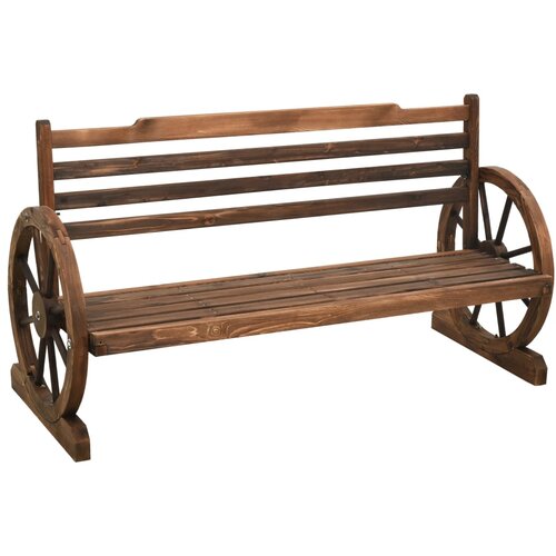The Living Store Vrtna klop 142 cm trden les jelke - Klop, (21464182) Slike
