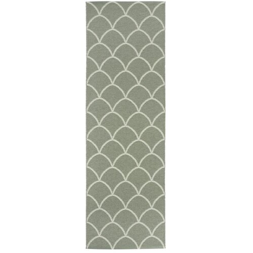 Pappelina zelen zunanji in notranji tekač 70x225 cm kotte army sage &amp;ndash; Slike