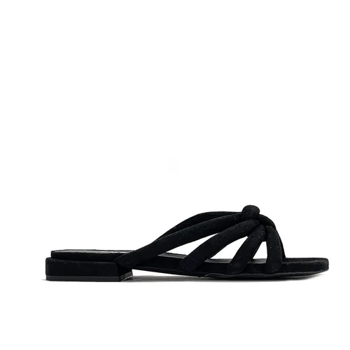 Furla Flip-flops - ESSENTIAL SANDAL T. 20 - CAMOSCIO black