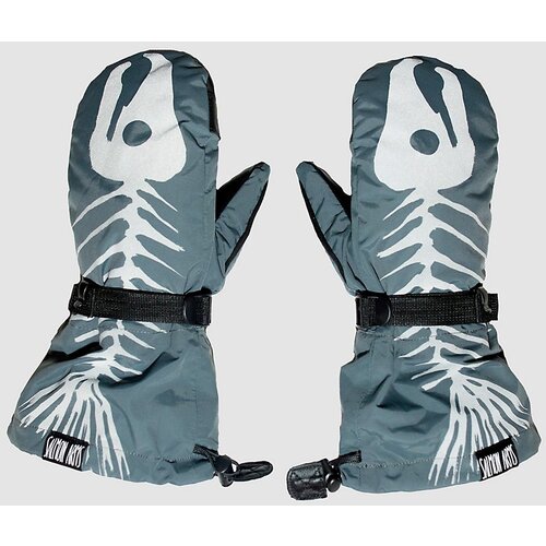 Salmon Arms Over II Rokavice Mitt bones reflective Slike