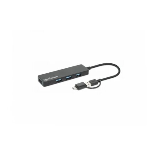 Manhattan MH 4-Port USB 3.0 Typ-C / Typ-A Cene