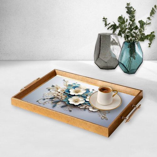 Aberto Design Poslužavnik TPEA9901 50 x 29 x 3.5 cm, Šareni Cene