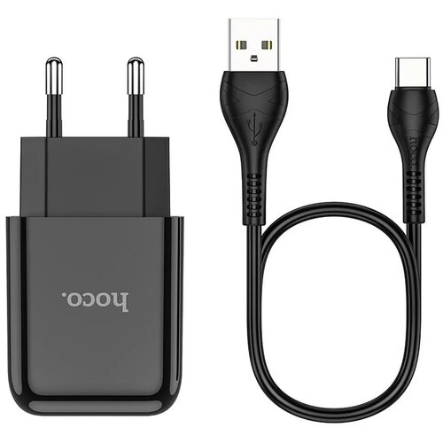 hoco. Punjač i kabal USB-A na USB-C N2 crni Cene