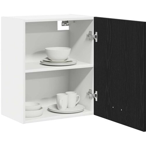  ormarić s policom Lyon 2 pcs Crni hrast 50 x 31 x 60 cm Slike