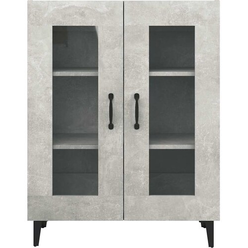  Komoda siva boja betona 69,5x34x90 cm od konstruiranog drva Slike