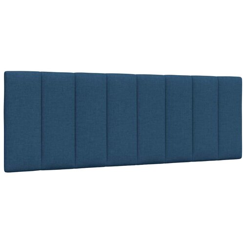  Okvir za krevet bez madraca Hanko plavi 140 x 200 cm od tkanine Slike