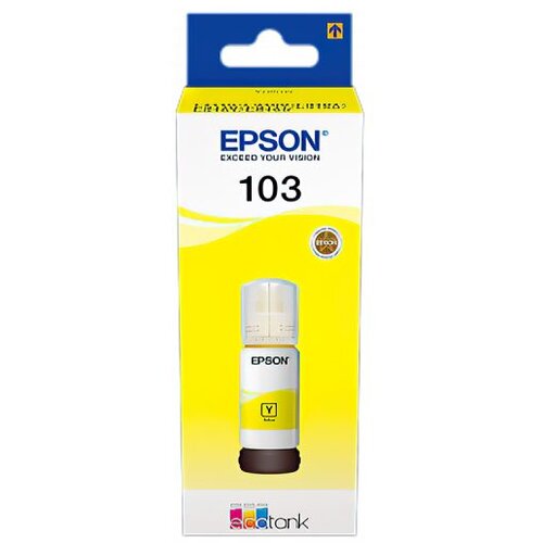 Epson Tinta EcoTank 103 Yellow za modele L1110/L3110/L3111/L3150/L3151/L3156 Slike
