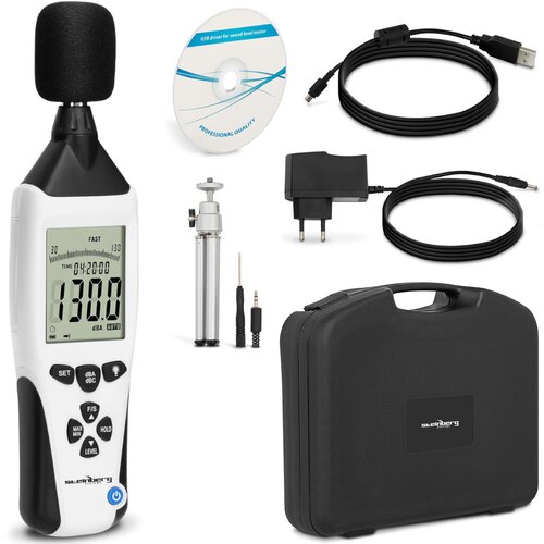 Steinberg Systems Digitalni merilnik jakosti zvoka, decibel meter 30-130 dB, (21112418) Slike