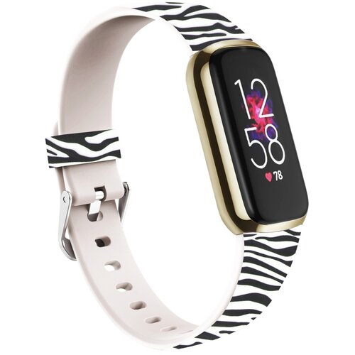 INF Zamenjava/Združljiv Pas iz Silikona z Zebra Vzorcem za Fitbit Luxe, (5000264456) Cene