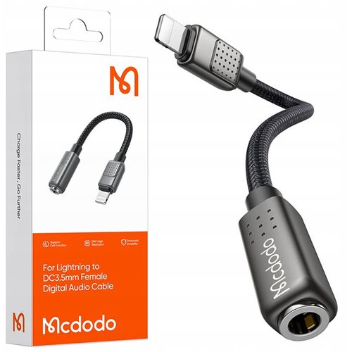 McDodo adapter lightning mini jack 3,5 mm kabel za iphone 13 14, (21747907) Cene