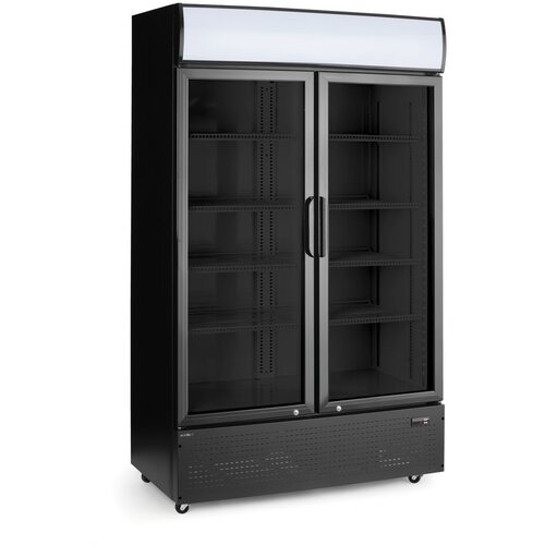 ARKTIC Pultni frižider sa pozadinskim osvetljenjem, sa dvostrukim vratima, 512L, Crna, 220-240V/510W, 1120x585x(H)1900mm Cene