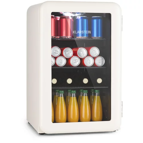 Klarstein poplife 70, hladilnik za pijače, hladilnik, 0-10 °c, retro dizajn, led