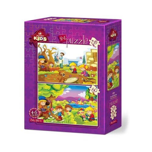  Puzzle 2/1 (35+60) art 5585 ( 49610 ) Slike