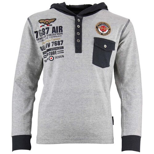 Harry Kayn Majice z dolgimi rokavi T-shirt manches longues gar&ccedil;on ECIBORG Siva Cene