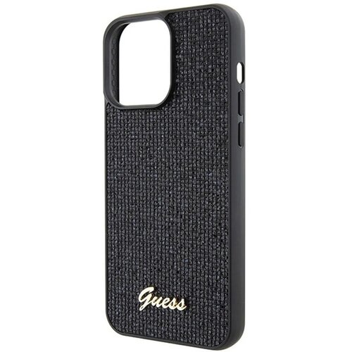 Guess Maska za telefon iPhone 15 Pro Max 6.7 GUHCP15XPMSDGSK, Sa cirkonima, Crna Slike