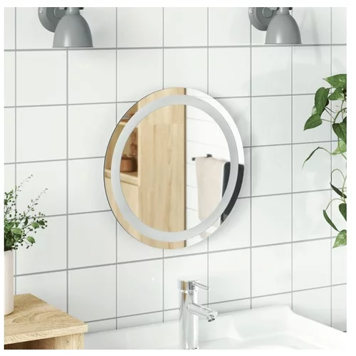 vidaXL LED kopalniško ogledalo 40 cm okroglo