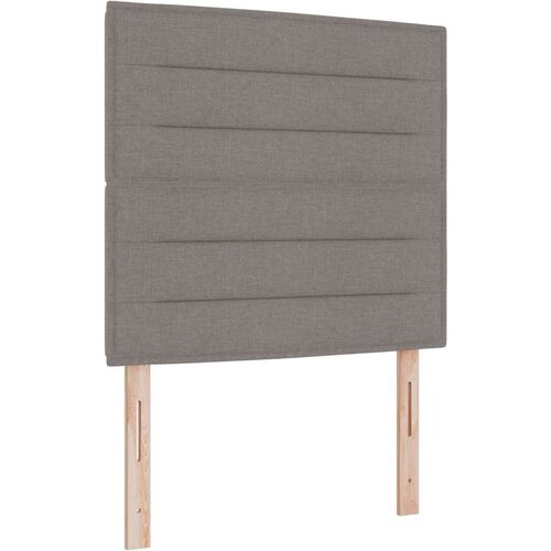  Naslon za glavu s linijama dizajna Taupe 90 cm Tkanina Slike