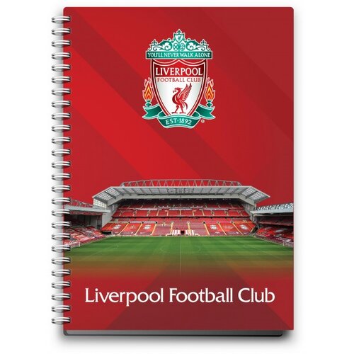  Zvezek &amp;scaron;pirala Liverpool A4 črte Slike