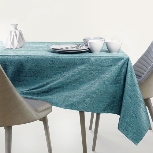 AmeliaHome Ovalni stolnjak Vesta 110x240 cm, morsko plava Slike
