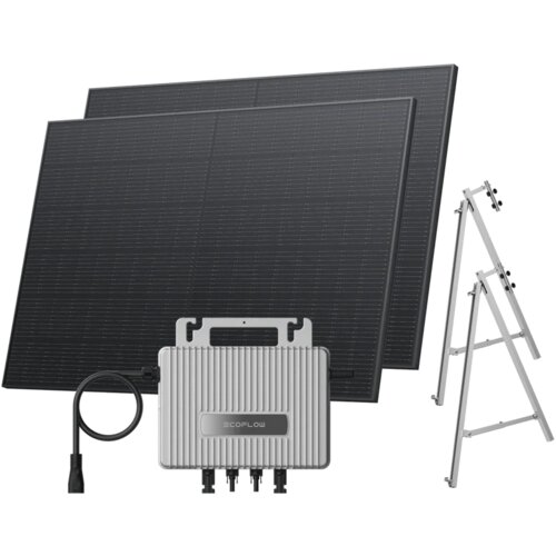 ECOFLOW Stream - Solarna Elektrana za Balkon - Betonska - Mikroinverter + 2x400W Solarni Paneli Cijene