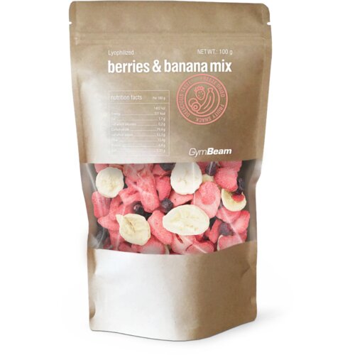 GymBeam Miks liofiliziranog bobičastog voća i banane Cijene